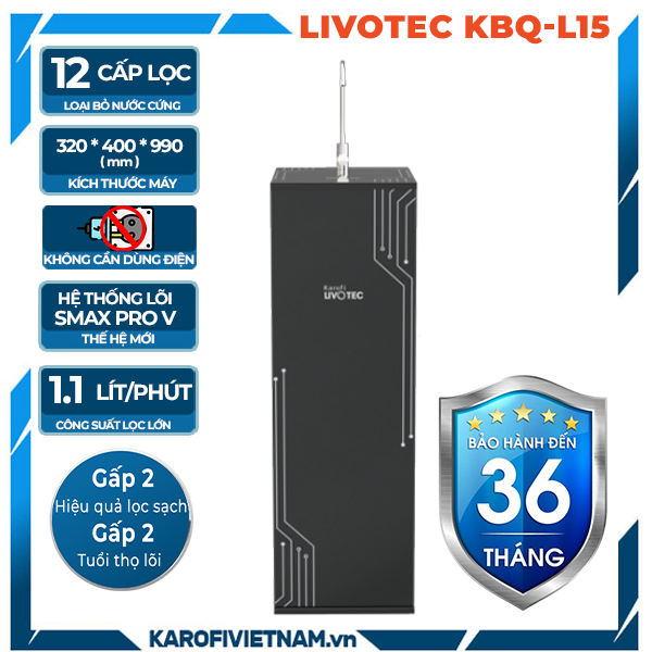 Máy lọc nước Karofi Livotec KBQ-L15