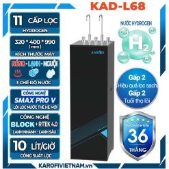Máy lọc nước nóng lạnh Karofi KAD-L68