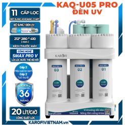 Máy lọc nước để gầm Karofi KAQ-U05 Pro - Đèn UV