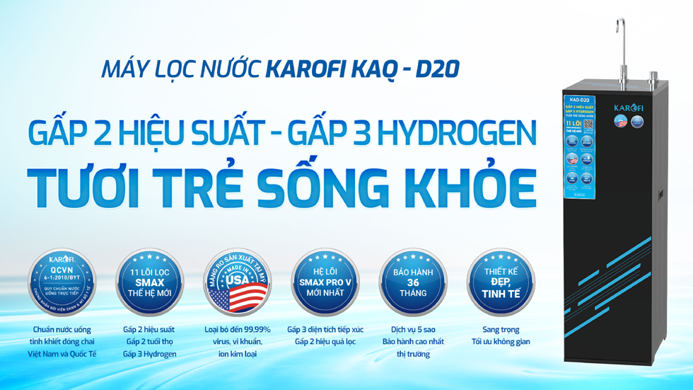 Máy Lọc Nước Karofi Kaq D20