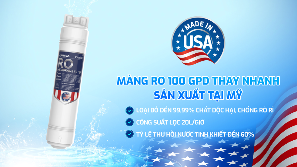 Máy Lọc Nước Ro Karofi Kaq U95 Pro