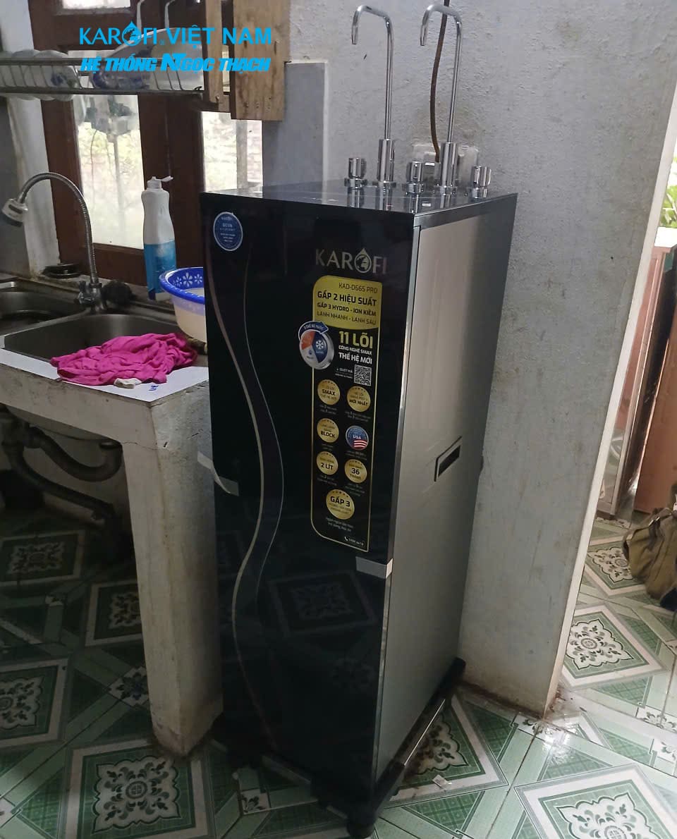Máy lọc nước nóng lạnh Karofi KAD-D66S PRO – 11 Lõi Smax, Nóng Lạnh Tức Thì, Hydro-ion Kiềm