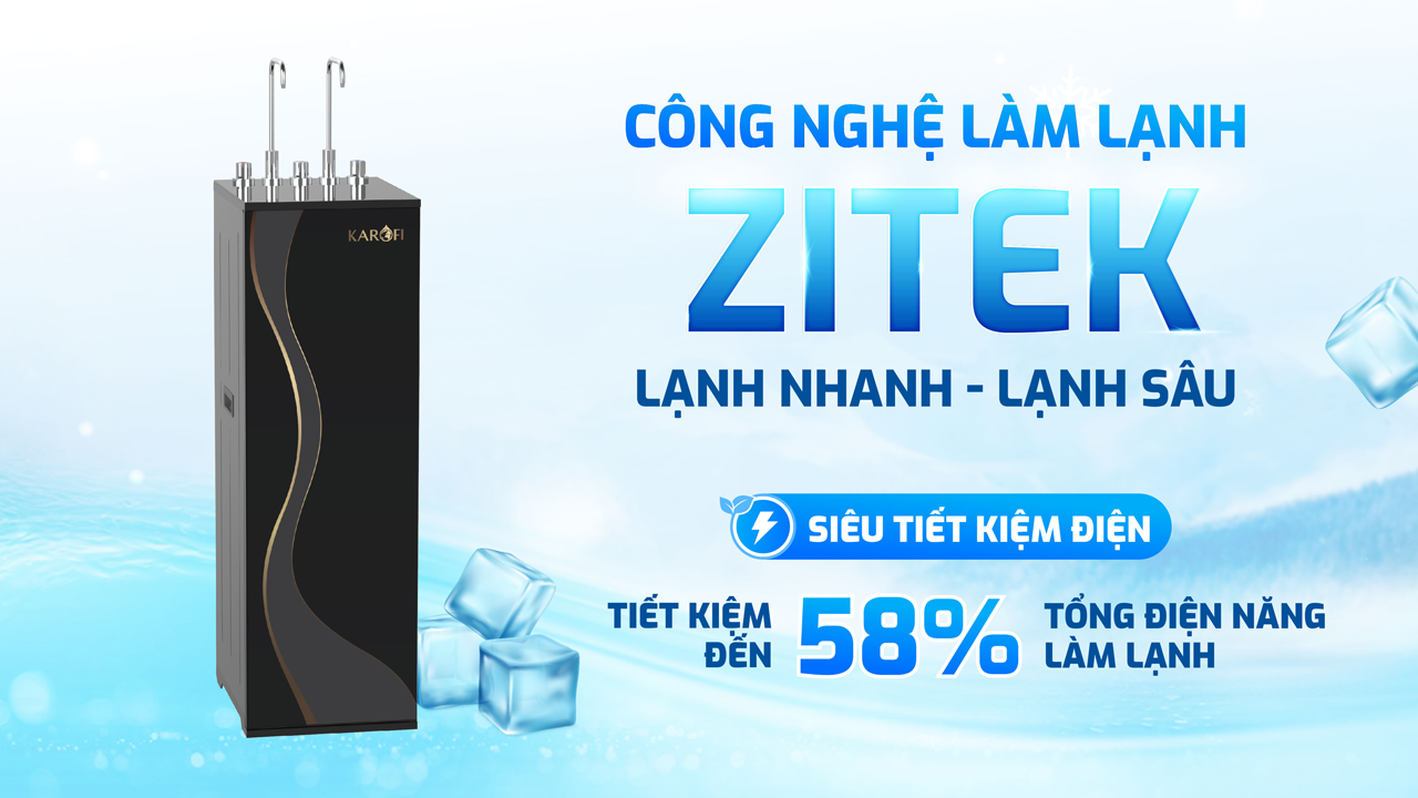 Máy lọc nước nóng lạnh Karofi KAD-D66S PRO