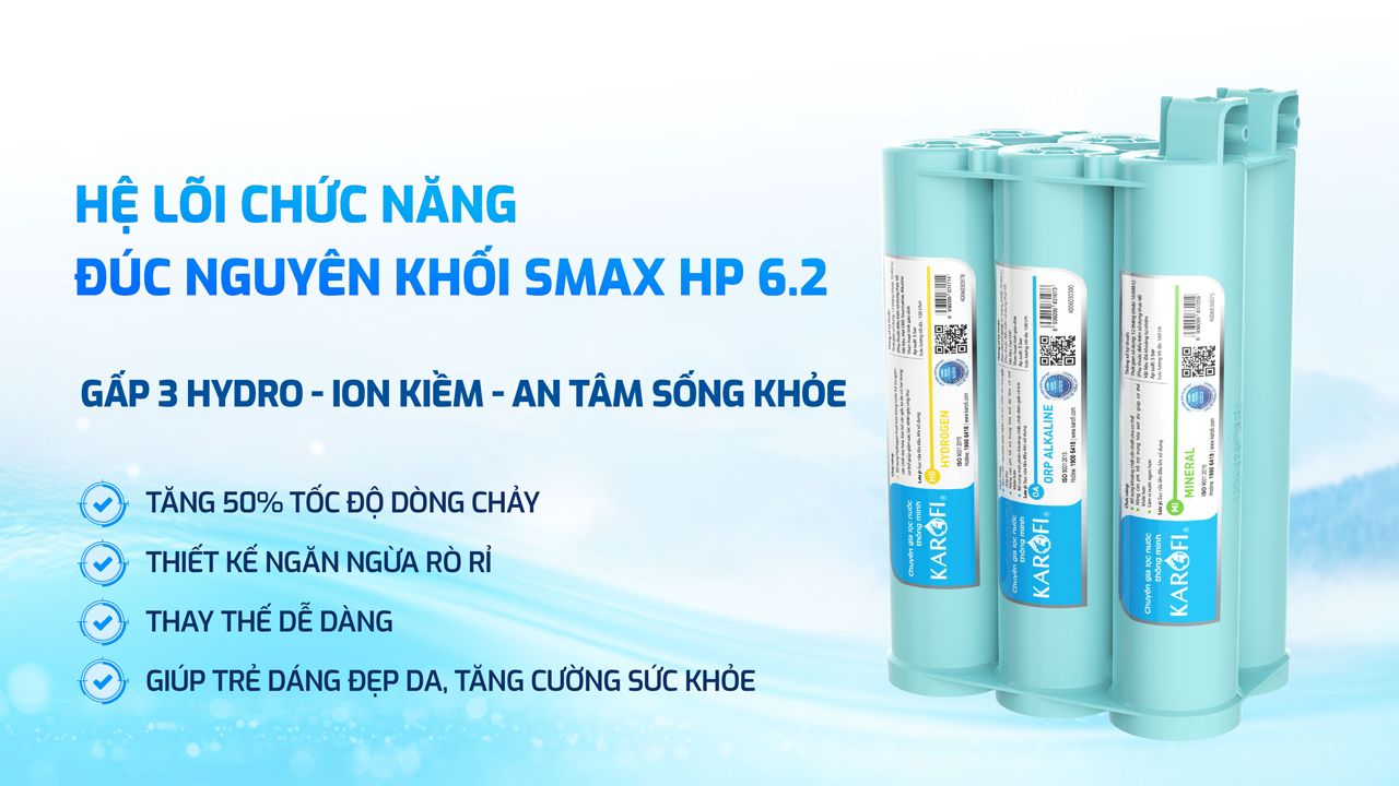 Máy lọc nước nóng lạnh Karofi KAD-D66S PRO