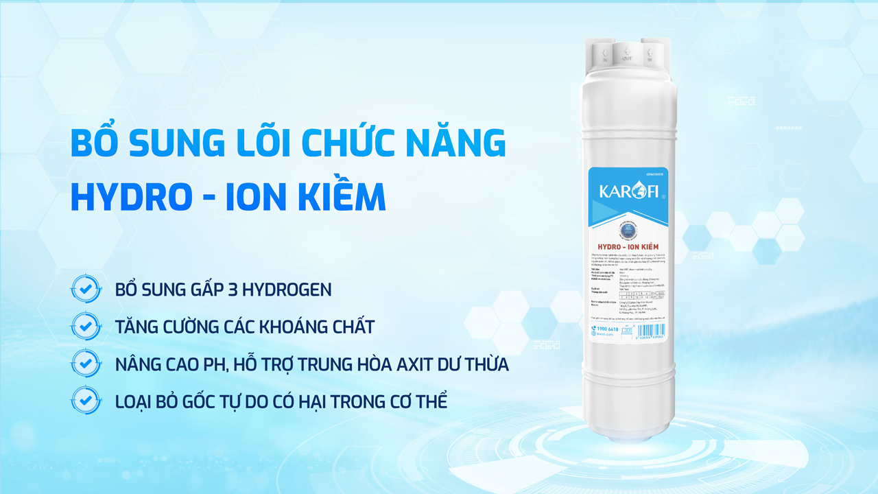 Máy lọc nước nóng lạnh Karofi KAD-D66S PRO