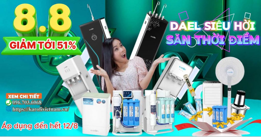 Karofi Khuyến mại tới 51% | Dale Siêu Hời - Săn Thời Điểm - Ngày Vàng 8.8