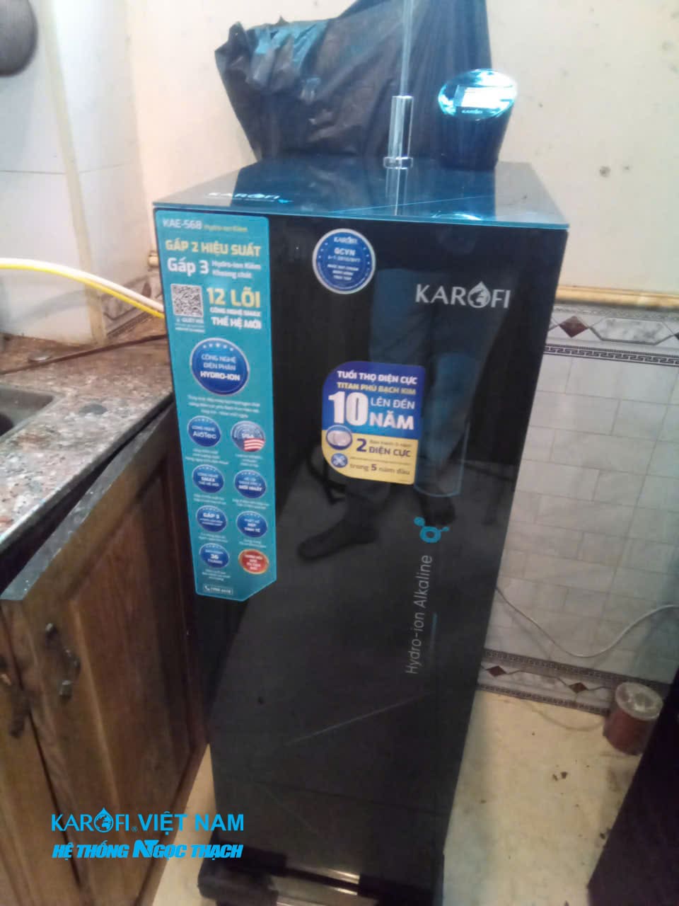 Máy lọc nước Hydro-ion kiềm Karofi KAE-S68