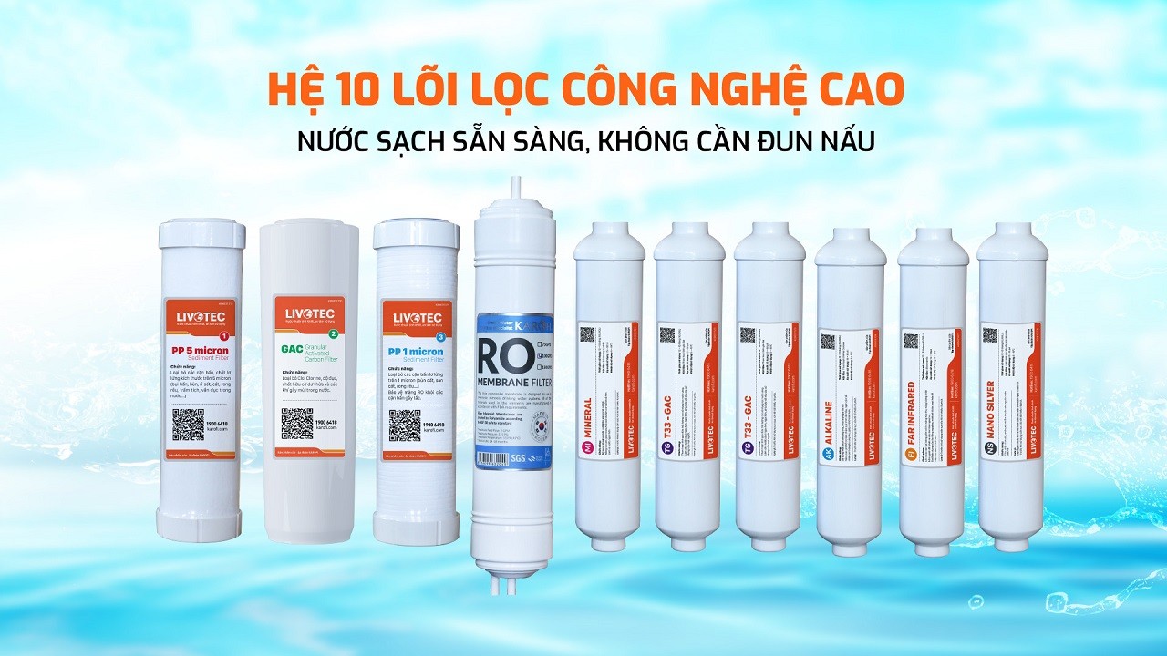 Máy lọc nước Karofi Livotec 606