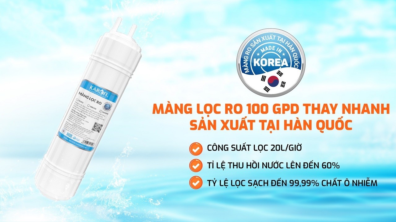 Máy lọc nước Karofi Livotec 606