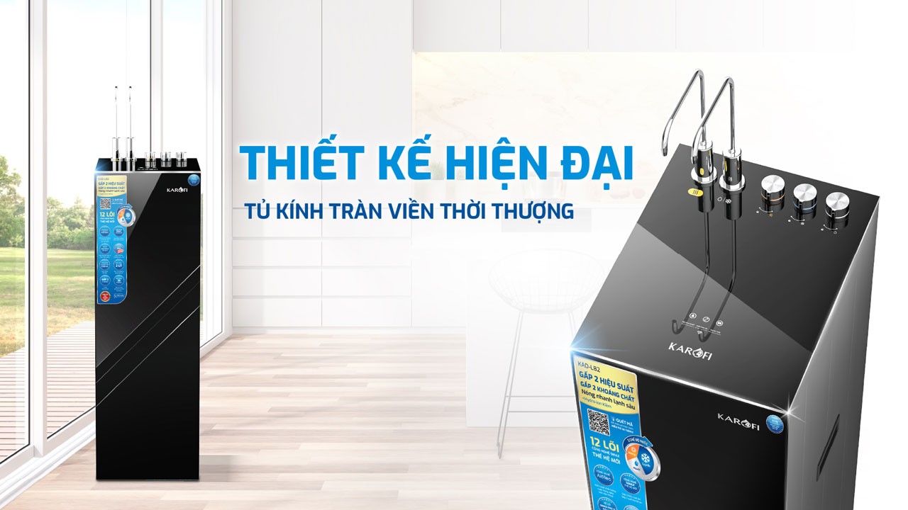 Máy lọc nước nóng lạnh Karofi KAD-L82