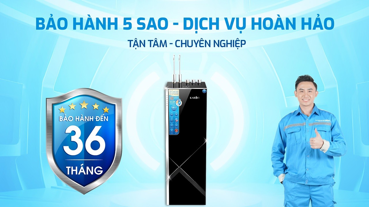 Máy lọc nước nóng lạnh Karofi KAD-M85