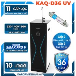 Máy lọc nước Karofi KAQ-D36 có đèn UV