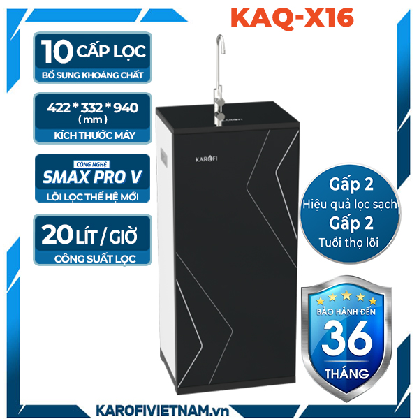 Máy lọc nước Karofi KAQ-X16