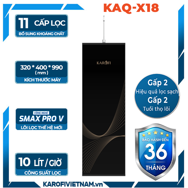 Máy lọc nước Karofi KAQ-X18