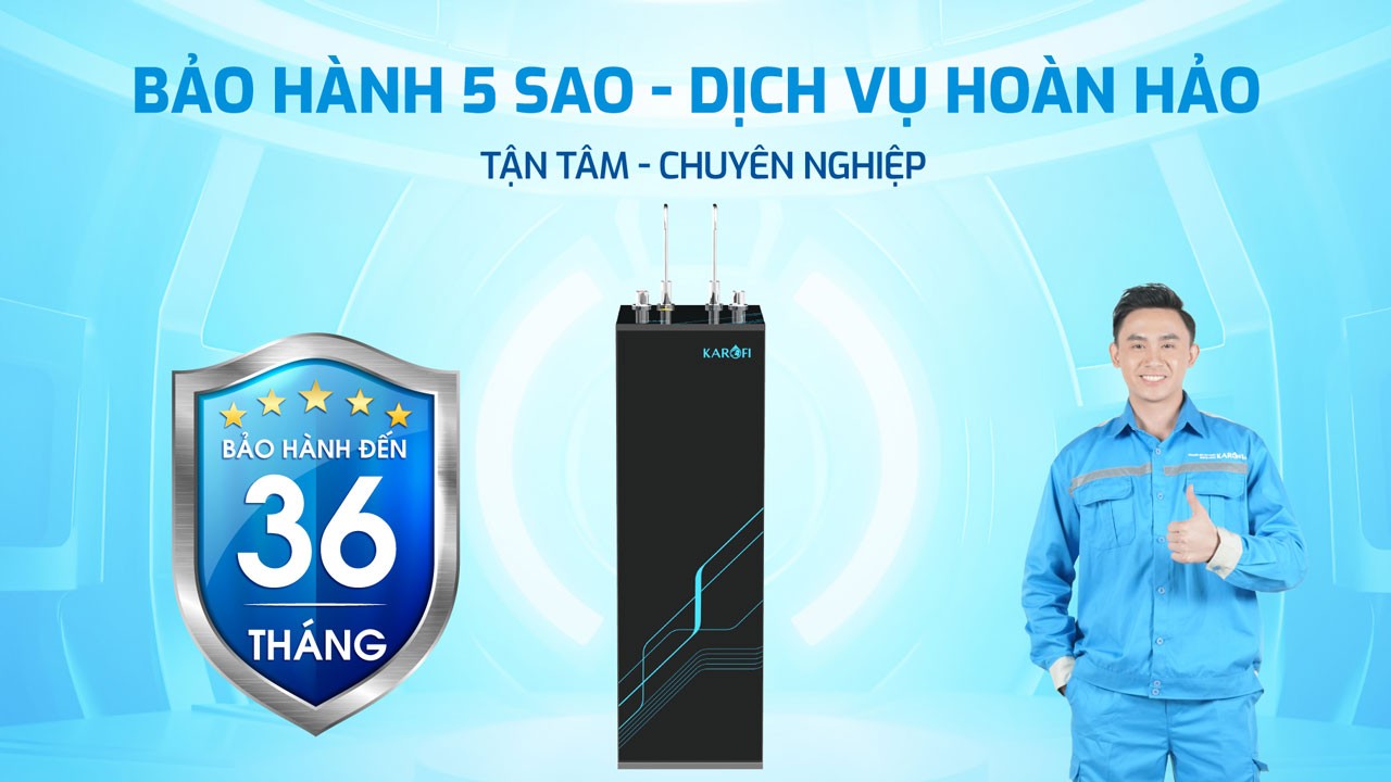 Máy lọc nước nóng nguội Karofi KAH-D18