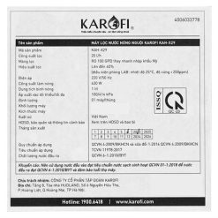Máy lọc nước nóng nguội Karofi KAH-X29