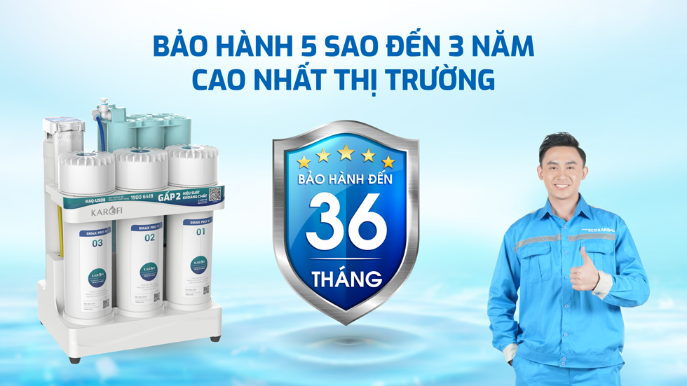 Máy lọc nước Karofi KAQ-US08