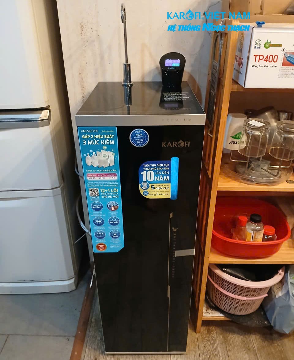 Máy lọc nước Hydro-ion kiềm Karofi KAE-S68 PRO