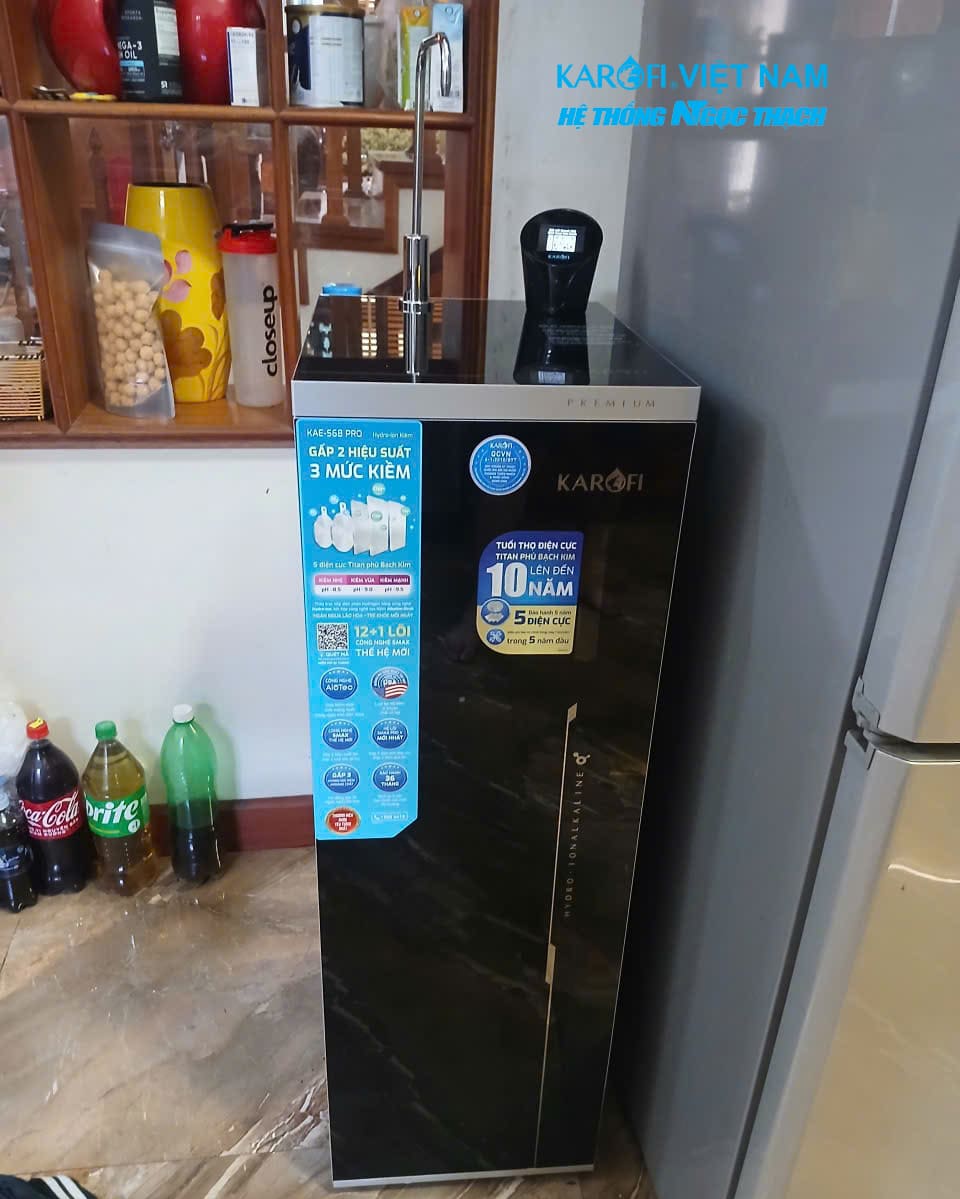 Máy lọc nước Hydro-ion kiềm Karofi KAE-S68 PRO