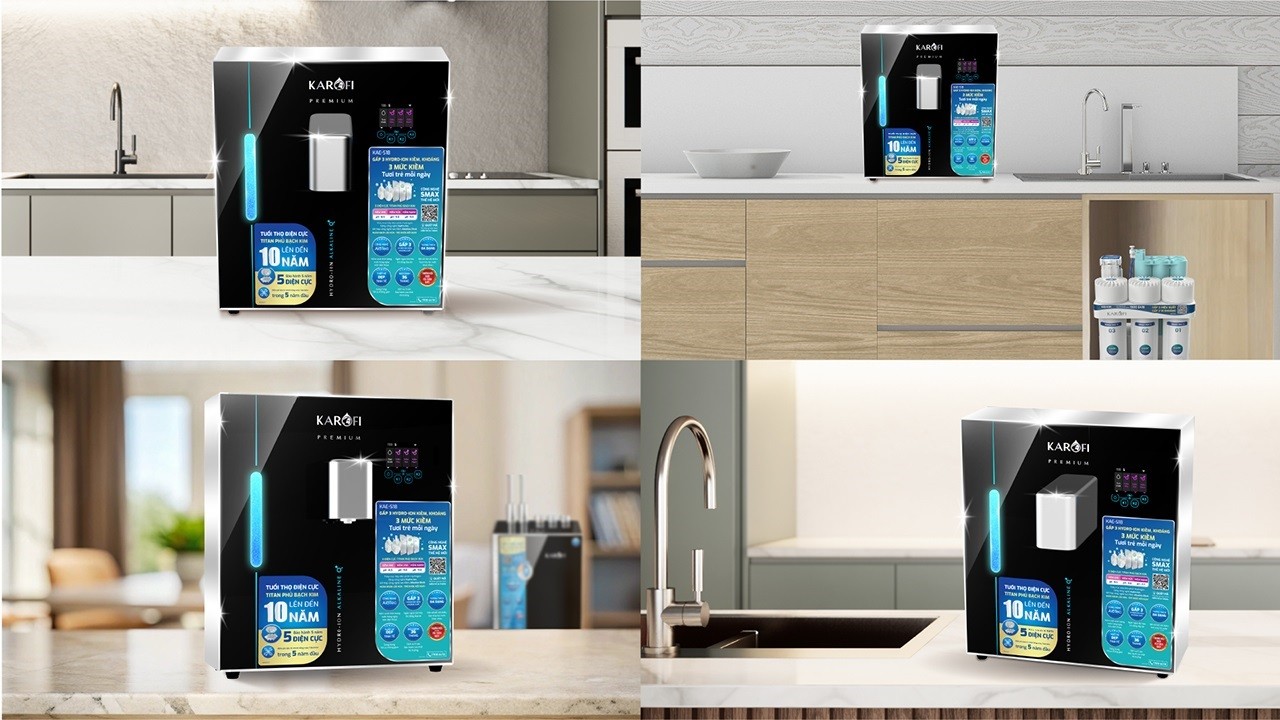 Máy chuyển đổi Hydro-ion kiềm Karofi KAE-S18