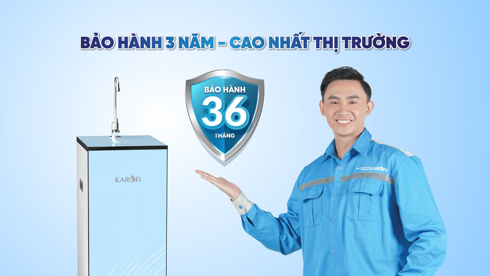 Máy lọc nước Karofi KAQ-L08