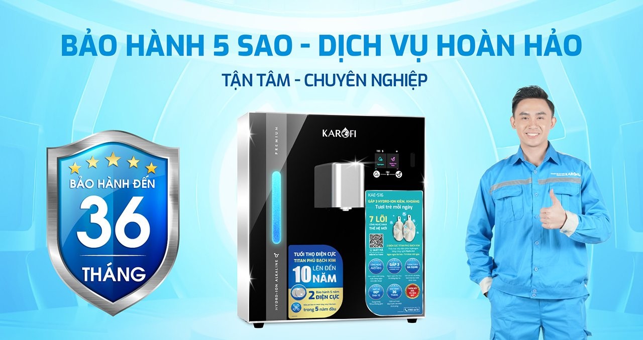 Máy chuyển đổi Hydro-ion kiềm Karofi KAE-S16