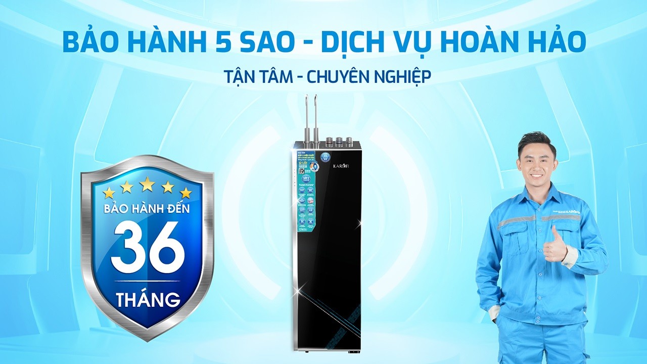 Máy lọc nước nóng lạnh Karofi KAD-X69