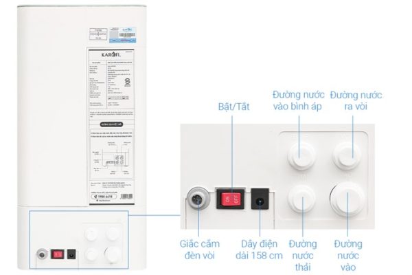 Máy lọc nước Karofi KAQ-U98 Pro - Canxi - Hình ảnh 5