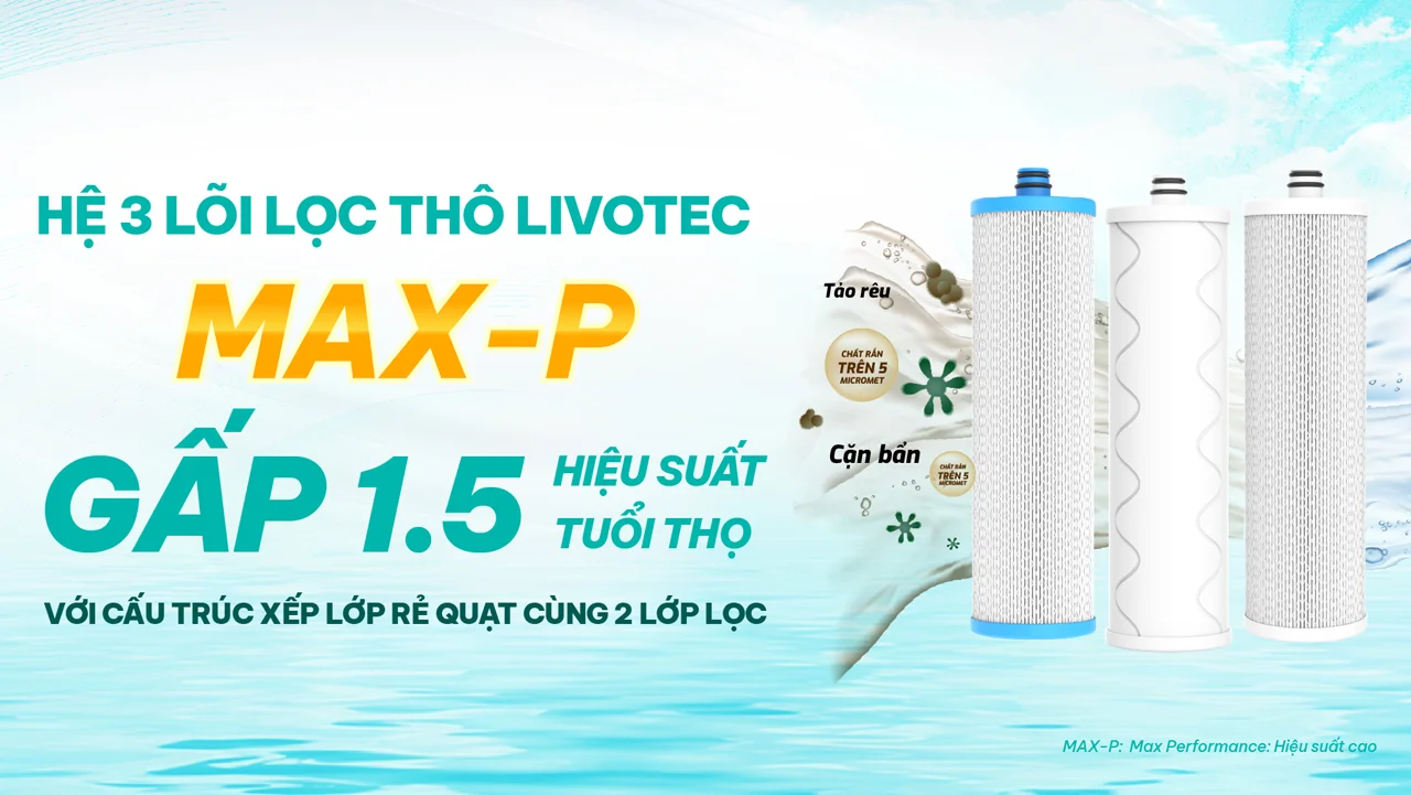 Máy lọc nước nóng nguội Karofi Livotec 635