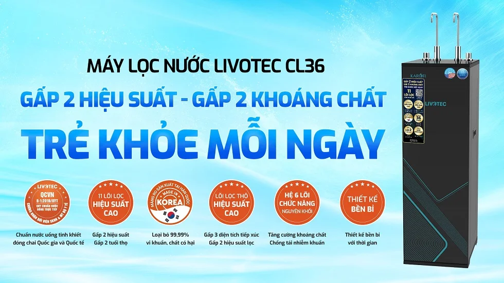 Máy lọc nước Karofi Livotec CL36