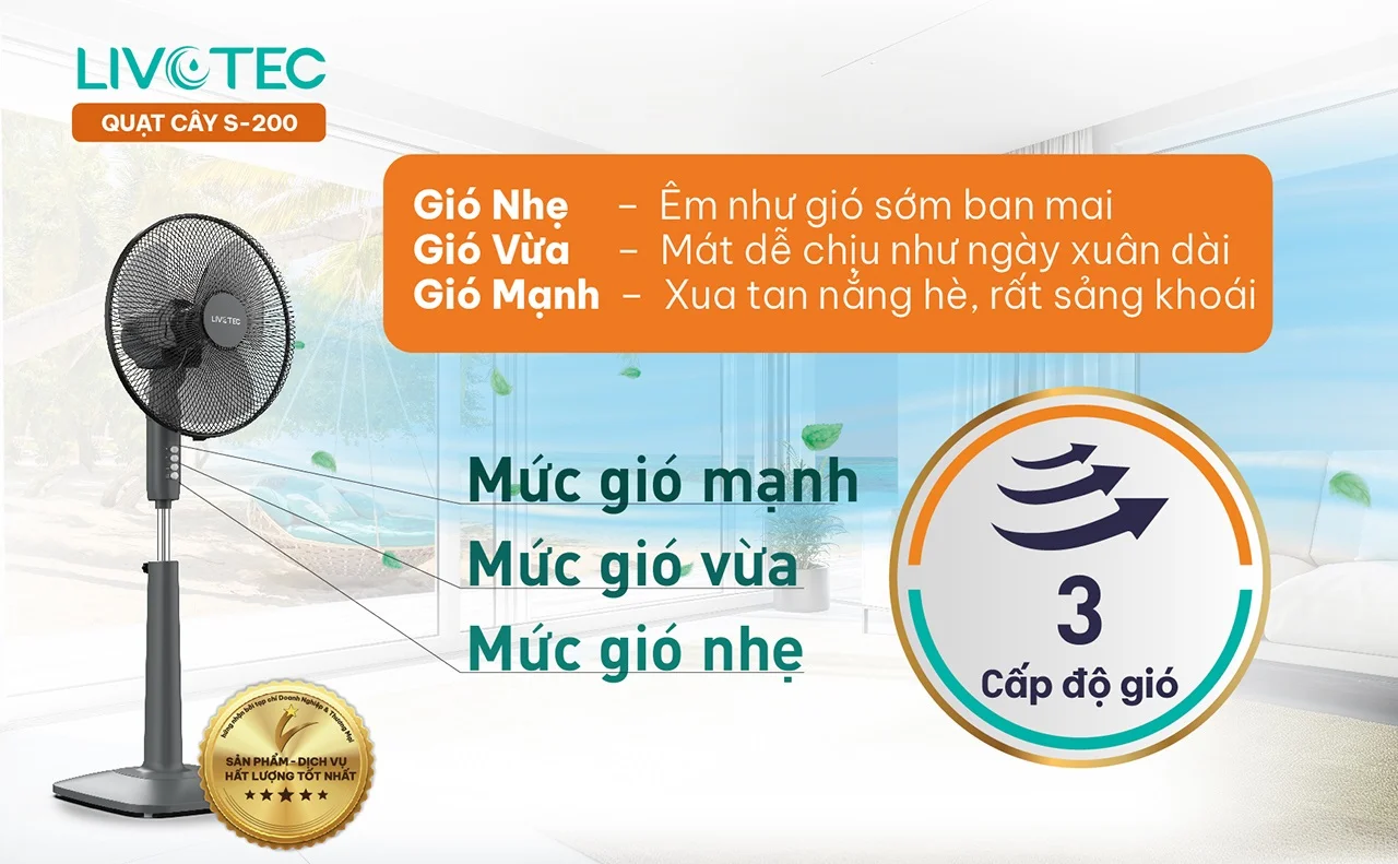 Quạt cây Livotec S-200