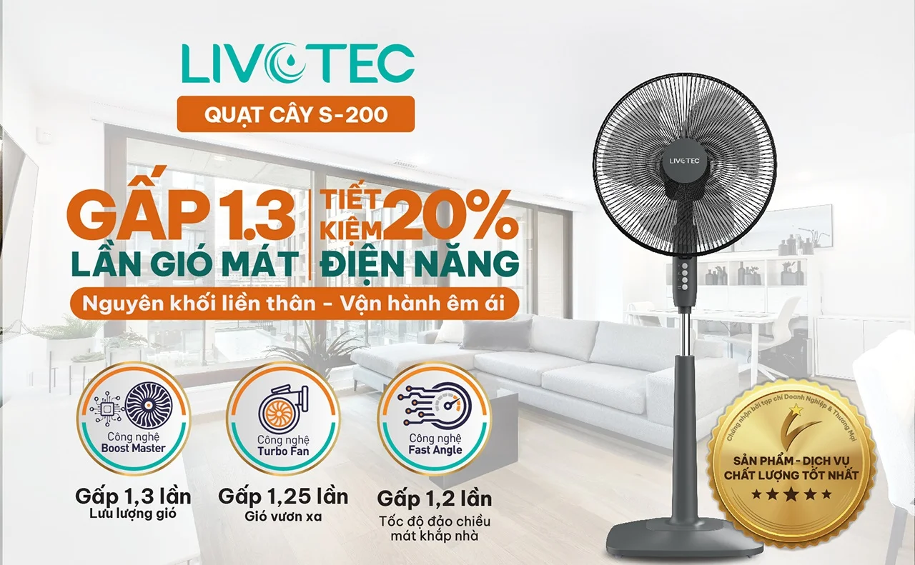Quạt cây Livotec S-200