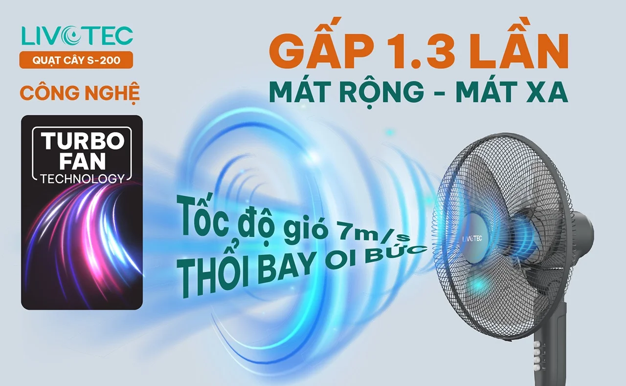 Quạt cây Livotec S-200