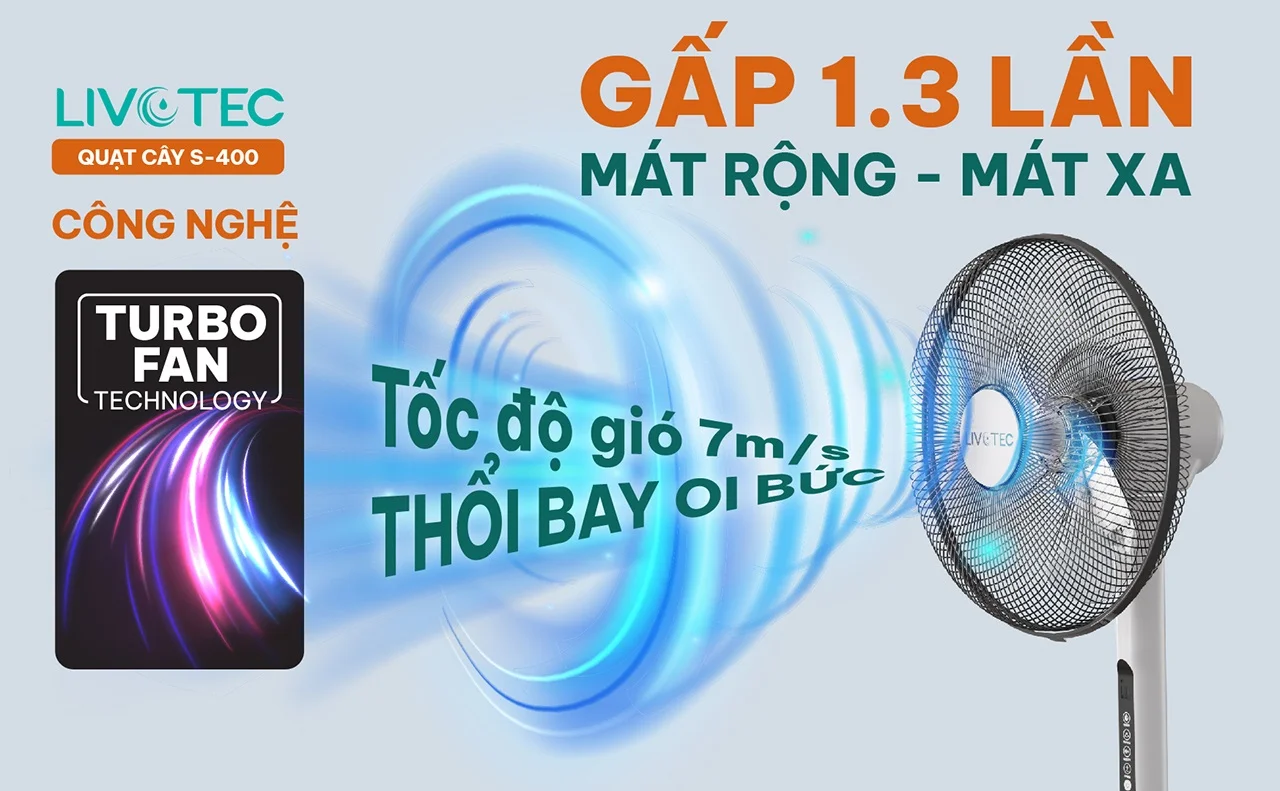 Quạt cây Livotec S-400