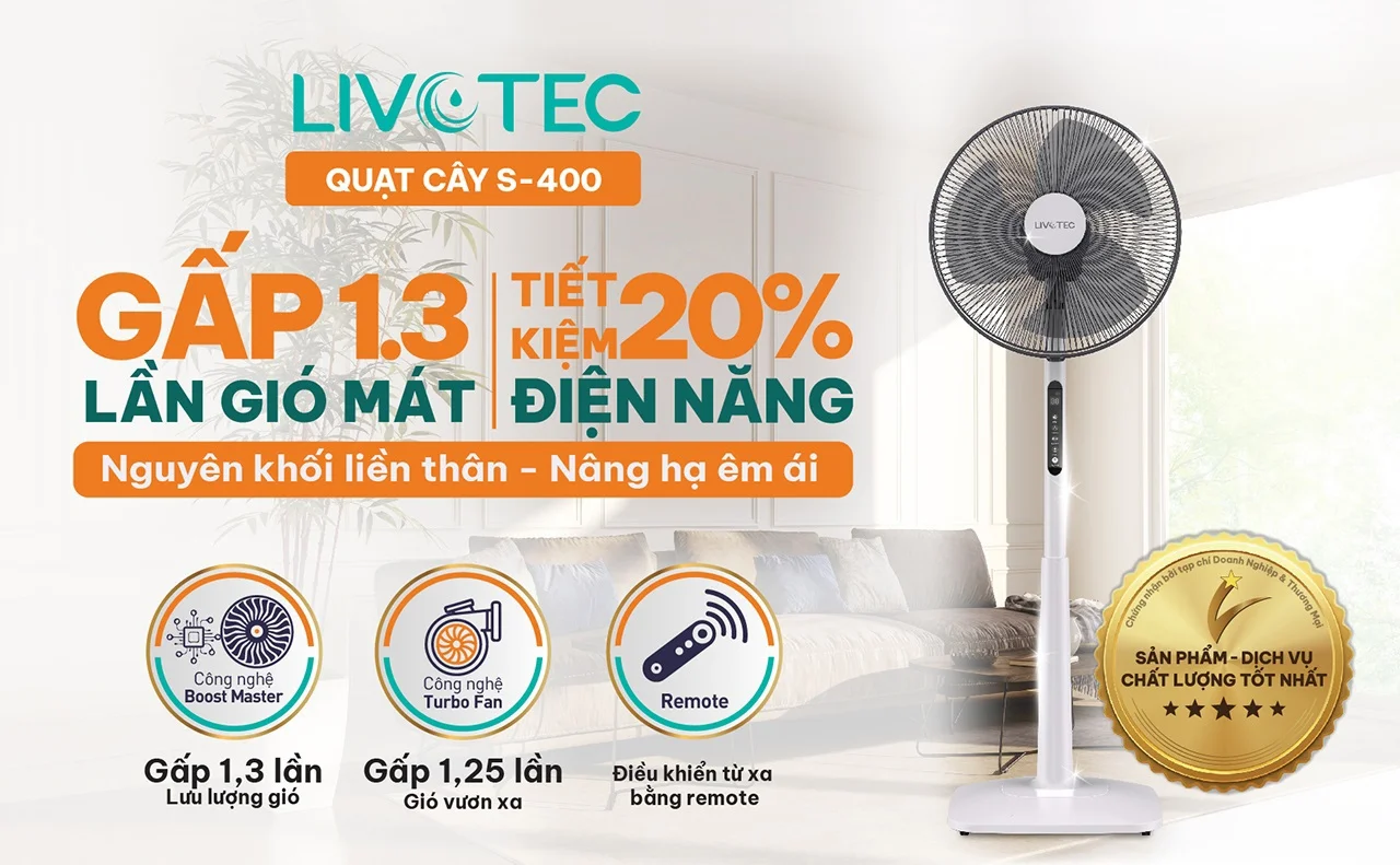 Quạt cây Livotec S-400
