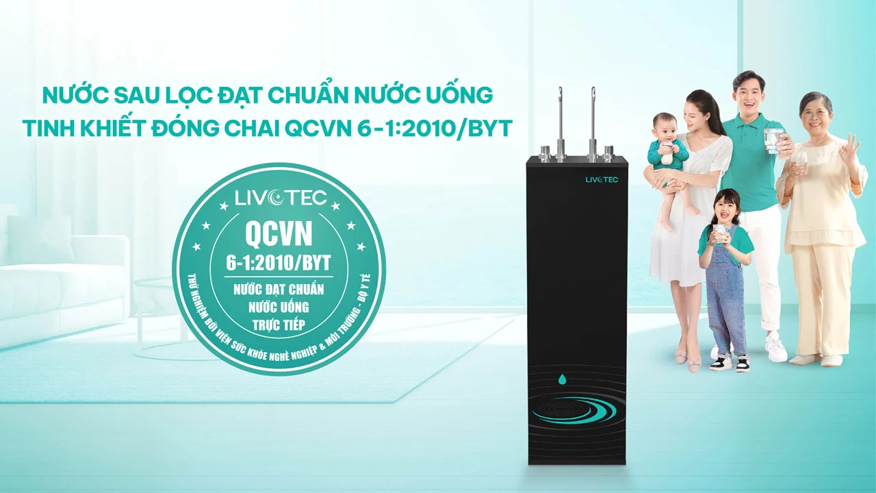 Máy lọc nước nóng nguội Karofi Livotec 635