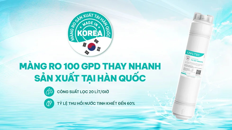 Máy lọc nước nóng nguội Karofi Livotec 635