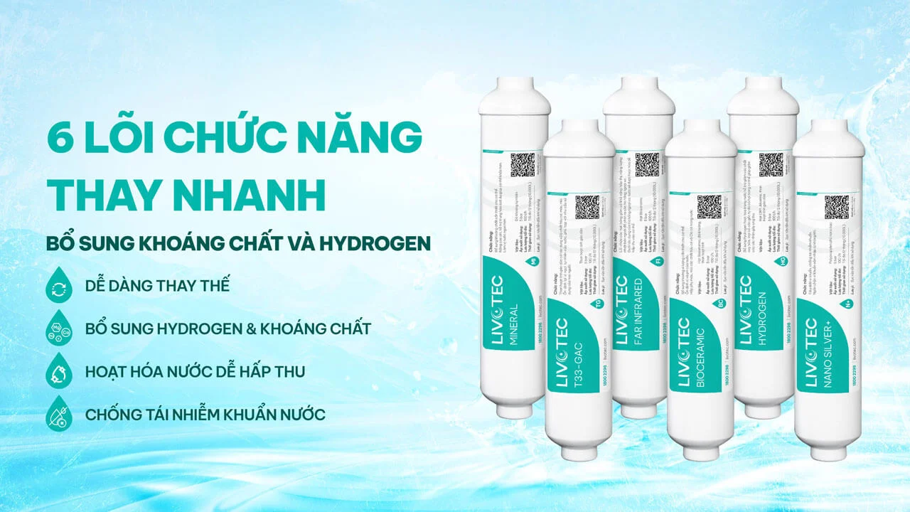 Máy lọc nước nóng lạnh Karofi Livotec 638