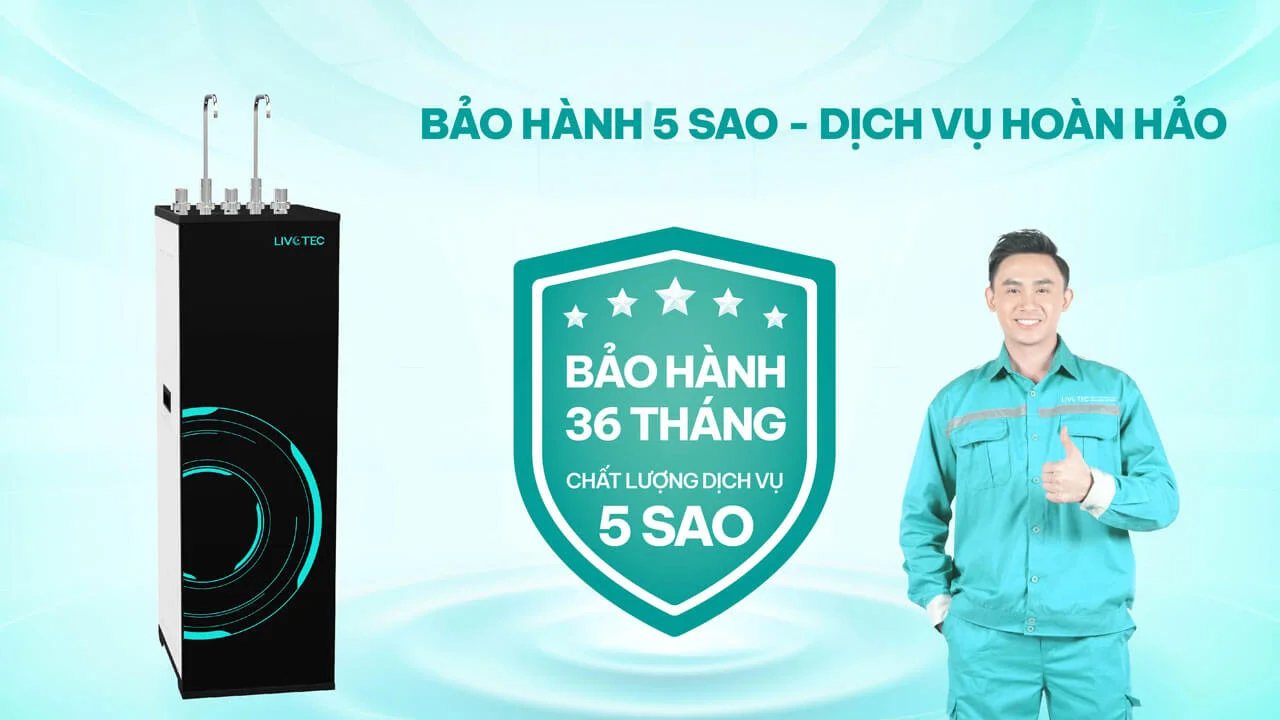 Máy lọc nước nóng lạnh Karofi Livotec 636