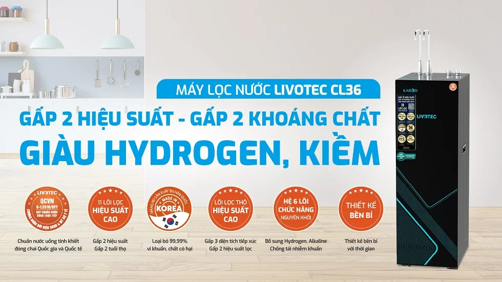 Máy lọc nước Karofi Livotec CL36