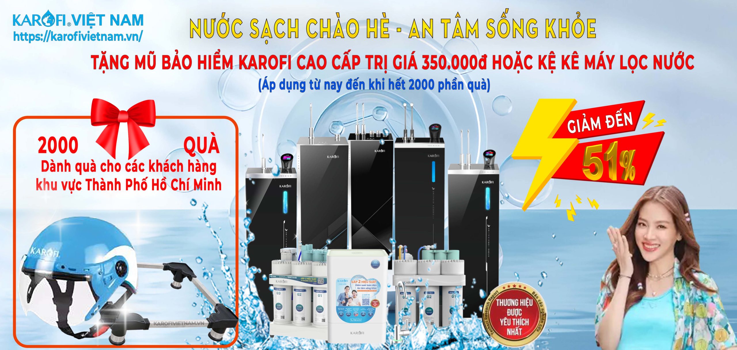 Chương trình khuyến mại đặc biệt: Nước Sạch Chào HÈ – An Tâm Sống Khỏe