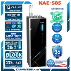 Máy lọc nước Nóng lạnh Hydro-ion Kiềm Karofi KAE-S85