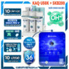 Máy lọc nước để gầm tích hợp máy tạo nước ion kiềm để bàn KAQ-U50K + SKB200