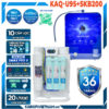 Máy lọc nước để gầm tích hợp máy tạo nước ion kiềm để bàn KAQ-U95 + SKB200