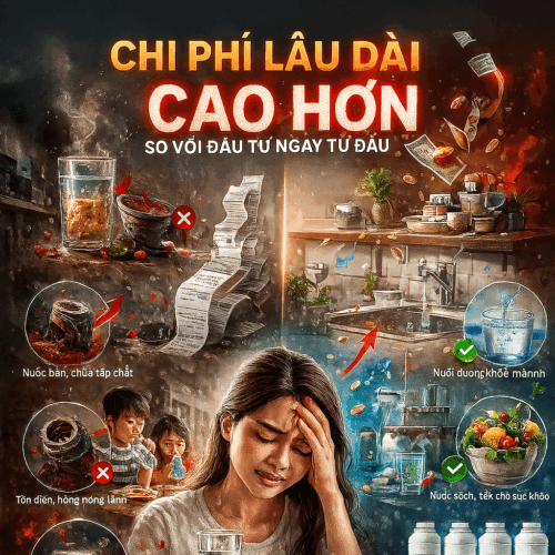 Giải pháp nâng cấp máy lọc nước toàn diện - Đầu tư NHỎ - Lợi ích TO