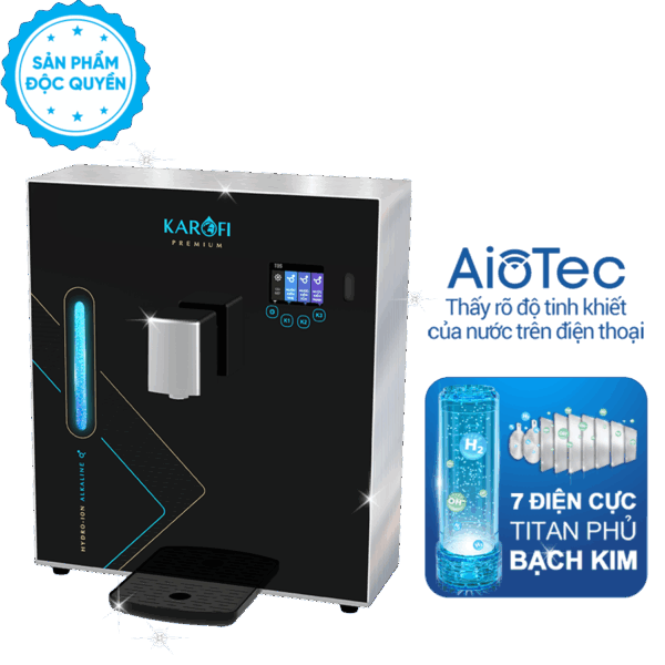 Máy lọc nước Hydro-ion kiềm Karofi DA8 PREMIUM - Hình ảnh 2
