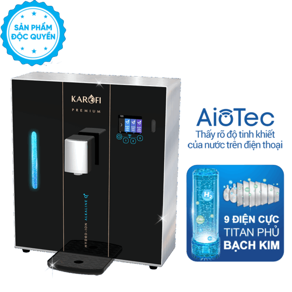 Máy lọc nước Hydro-ion kiềm Karofi DA9 PREMIUM - Hình ảnh 2