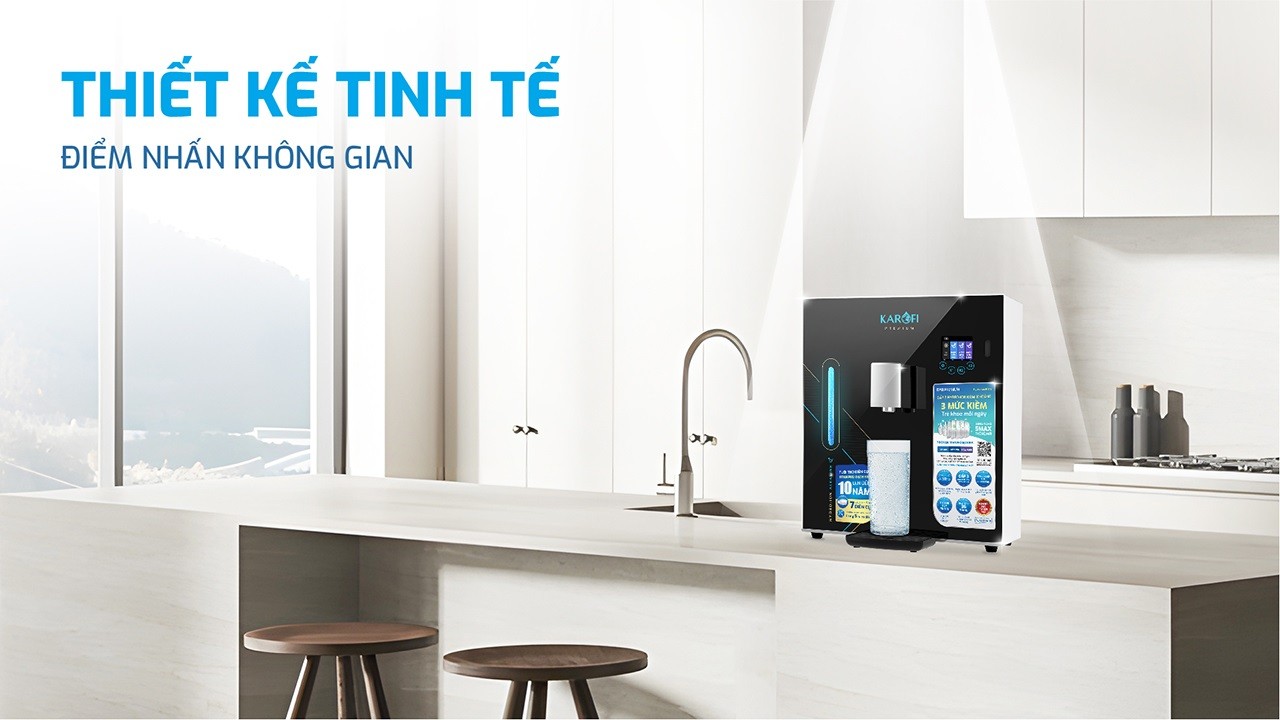 Máy lọc nước Hydro-ion kiềm Karofi DA8 PREMIUM