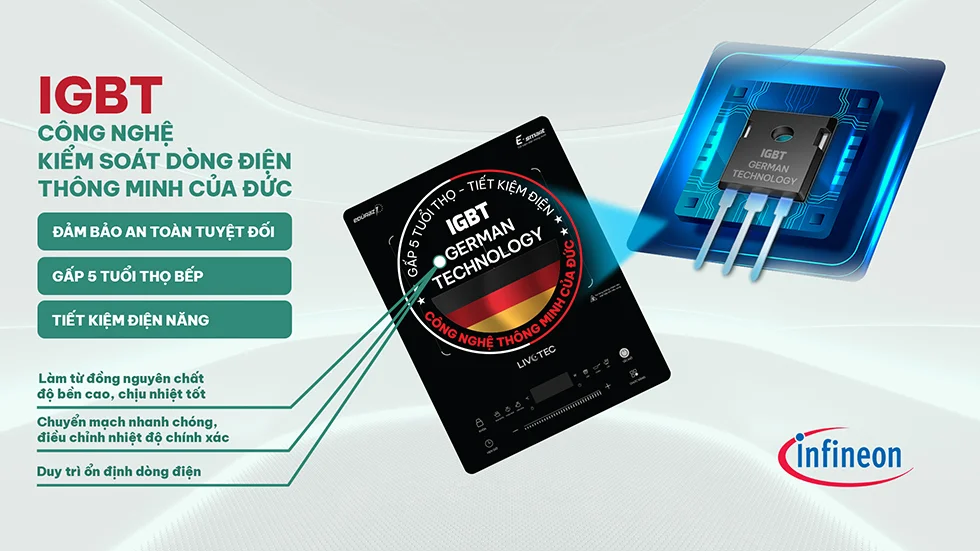 Bếp từ đơn Livotec E-smart LIS-826