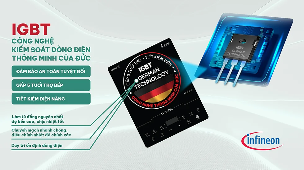 Bếp từ đơn Livotec E-smart LIS-646